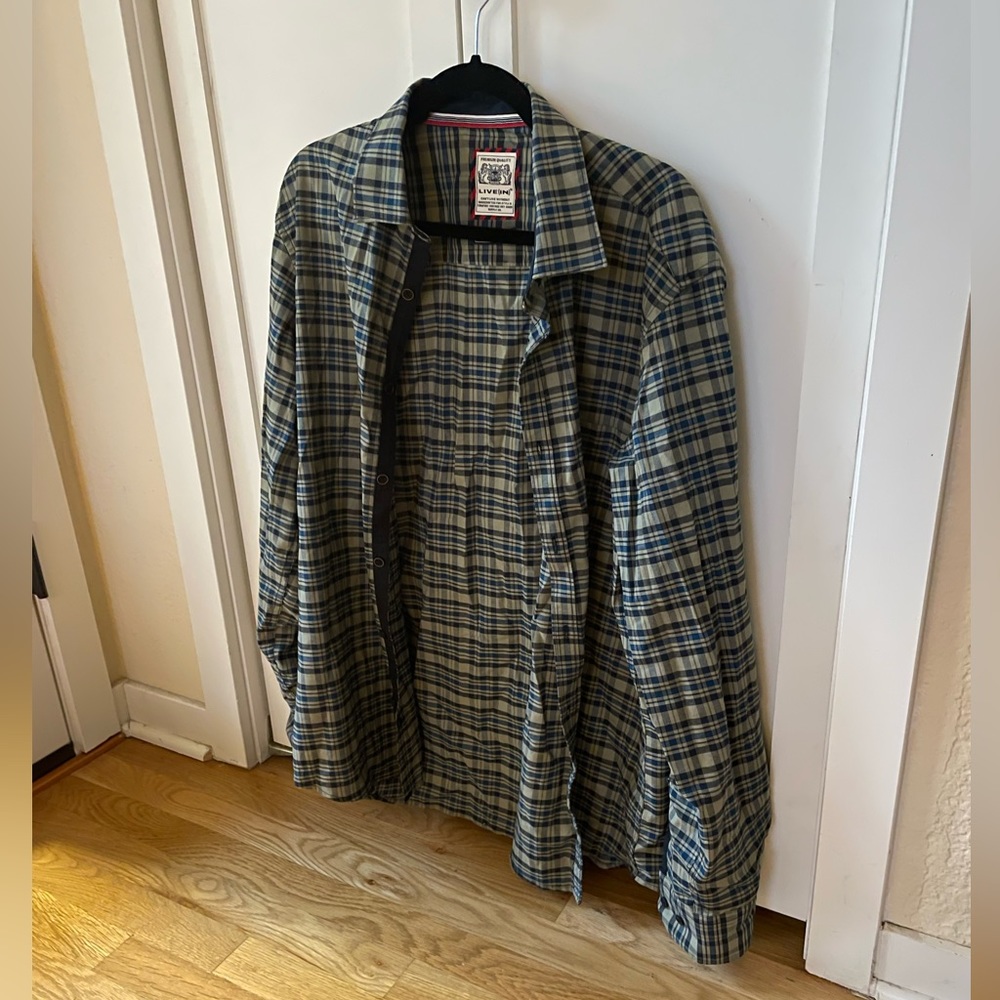 Plaid Button Down Long Sleeve